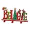 Glitzhome® 14.5'' BELIEVE Metal Christmas Stocking Holder